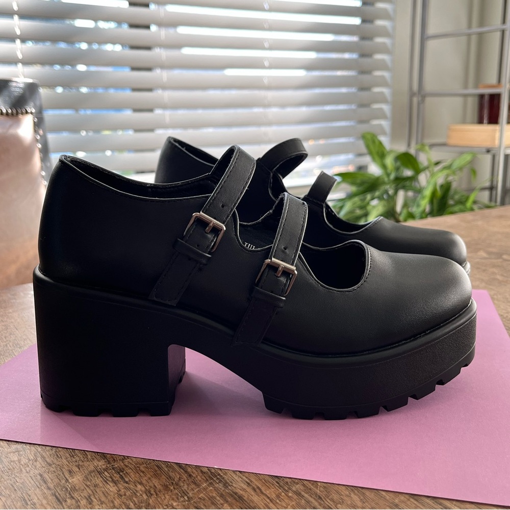 Dolls Kill Lady Go Diva Black Mary Janes